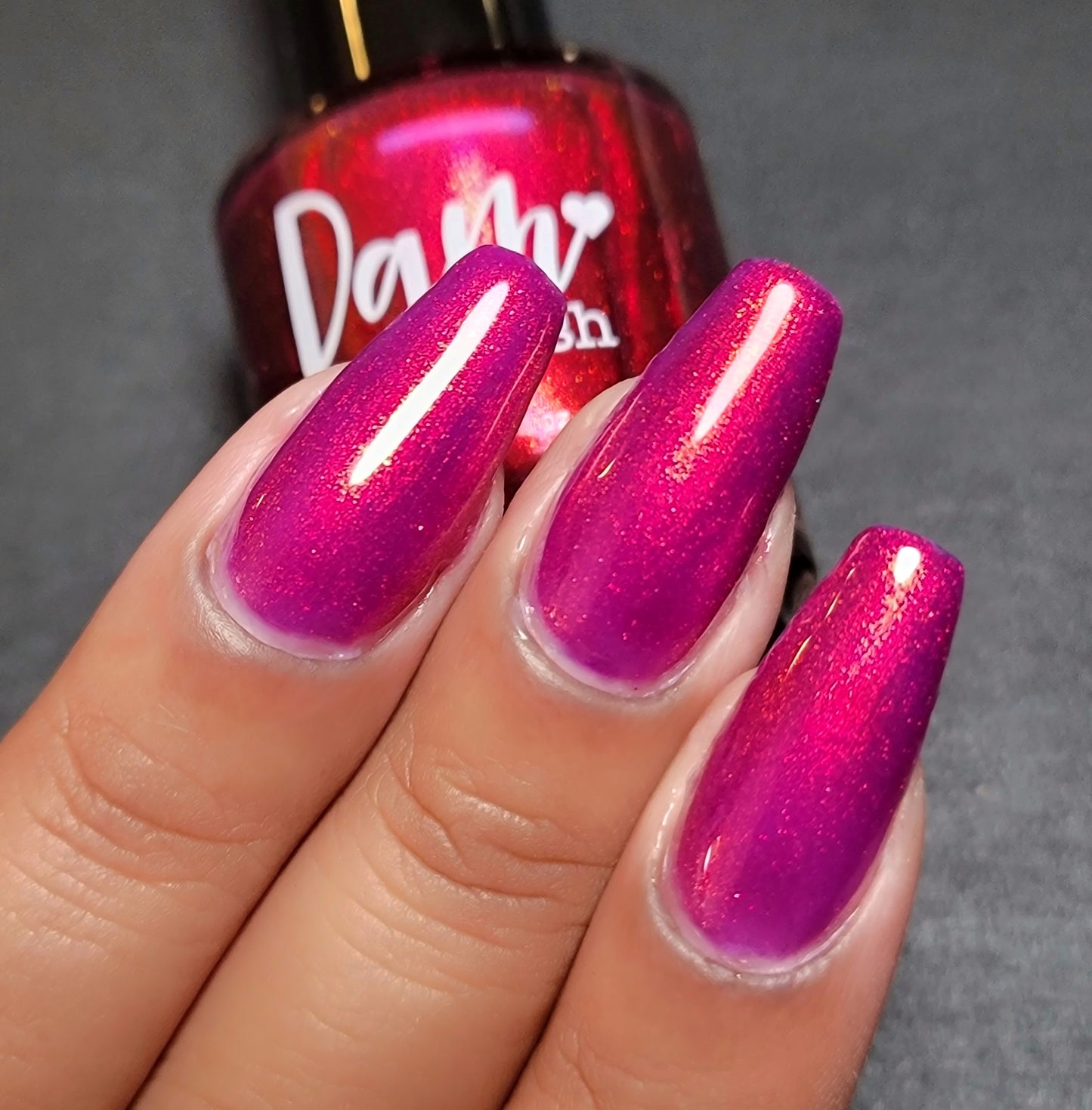 Jingle Berries - Red Shimmer Nail Polish - Polish of the Month - Nov 2022