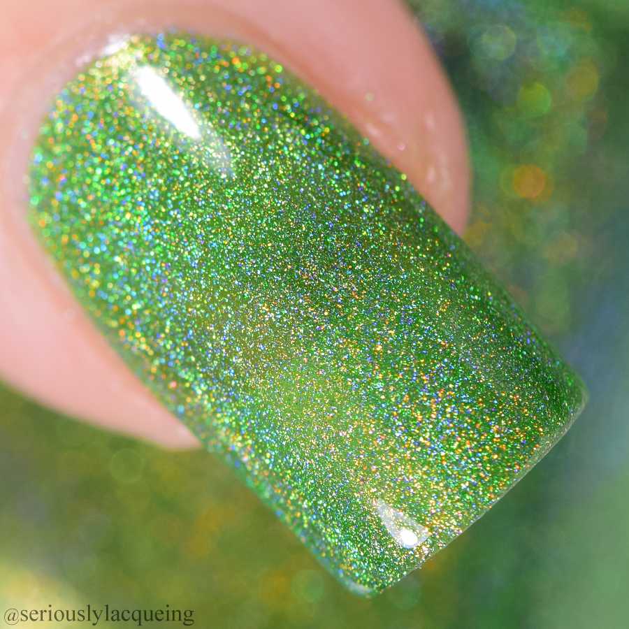 Gotta be Green - Seriously Rainbows - Holographic Nail Polish - Dam Nail Polish