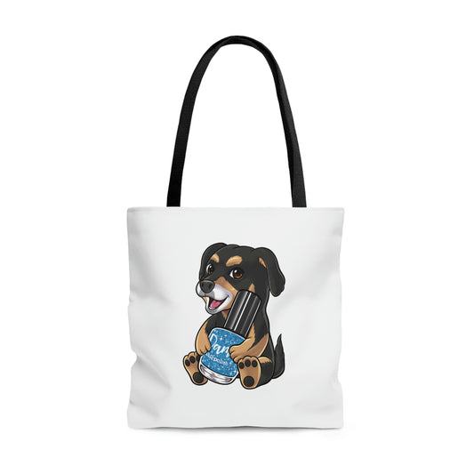 Snickers the Polish Loving Dog - Tote Bag
