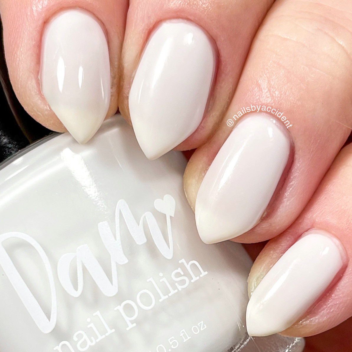 Another Day, Another Dahlia - Gray Solar Nail Polish - White Nail Polish - Petal to the Metal Collection - Dam