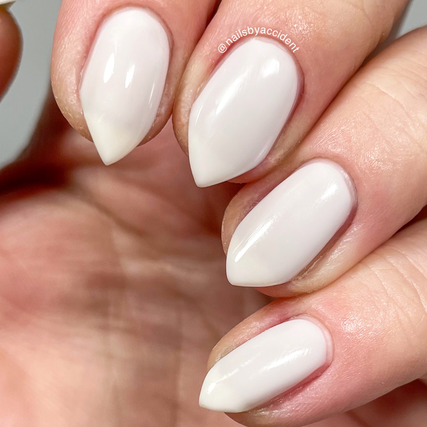 Another Day, Another Dahlia - Gray Solar Nail Polish - White Nail Polish - Petal to the Metal Collection - Dam