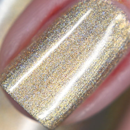 Gold - Jewelry Box Holos - Holographic Nail Polish - Dam