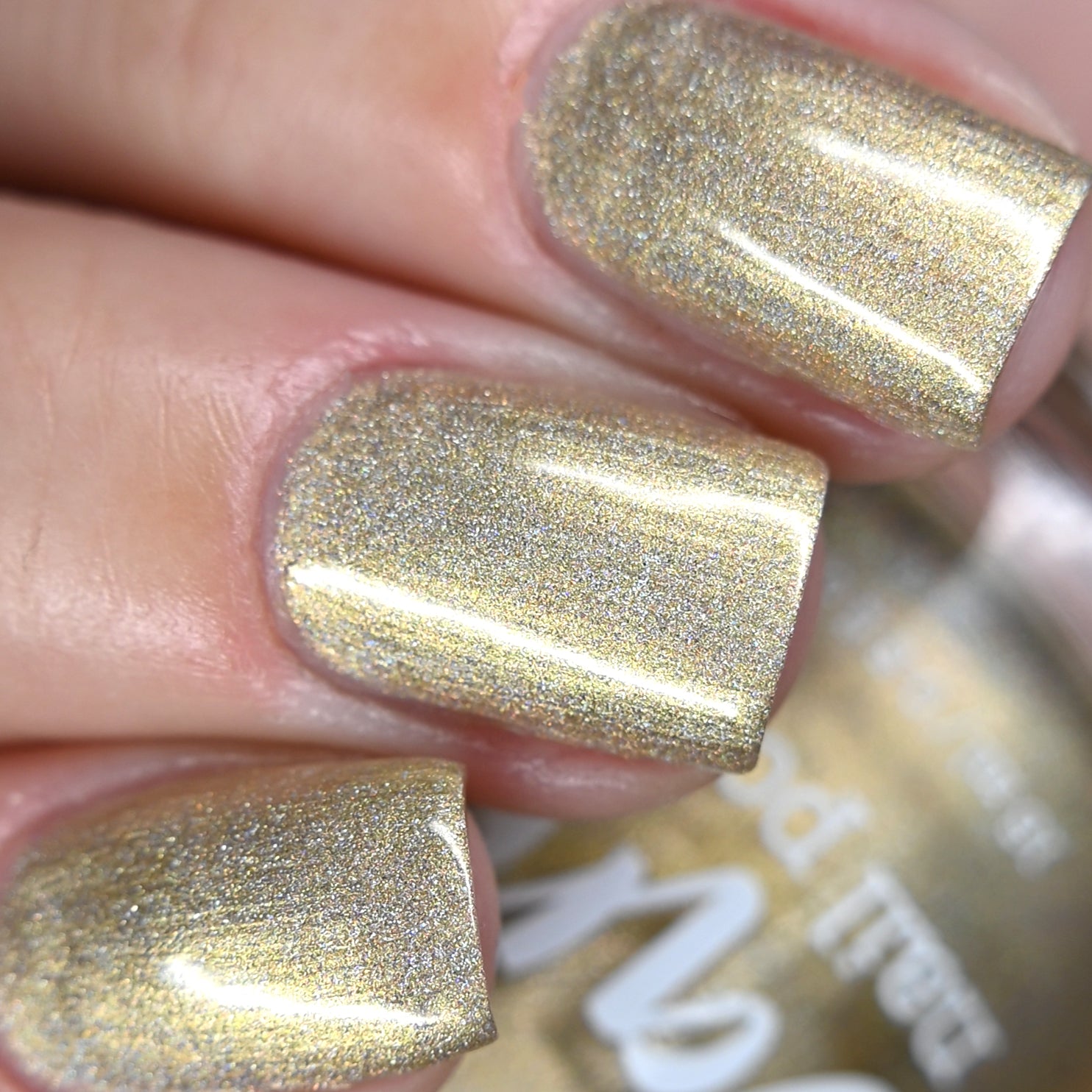 Gold - Jewelry Box Holos - Holographic Nail Polish - Dam