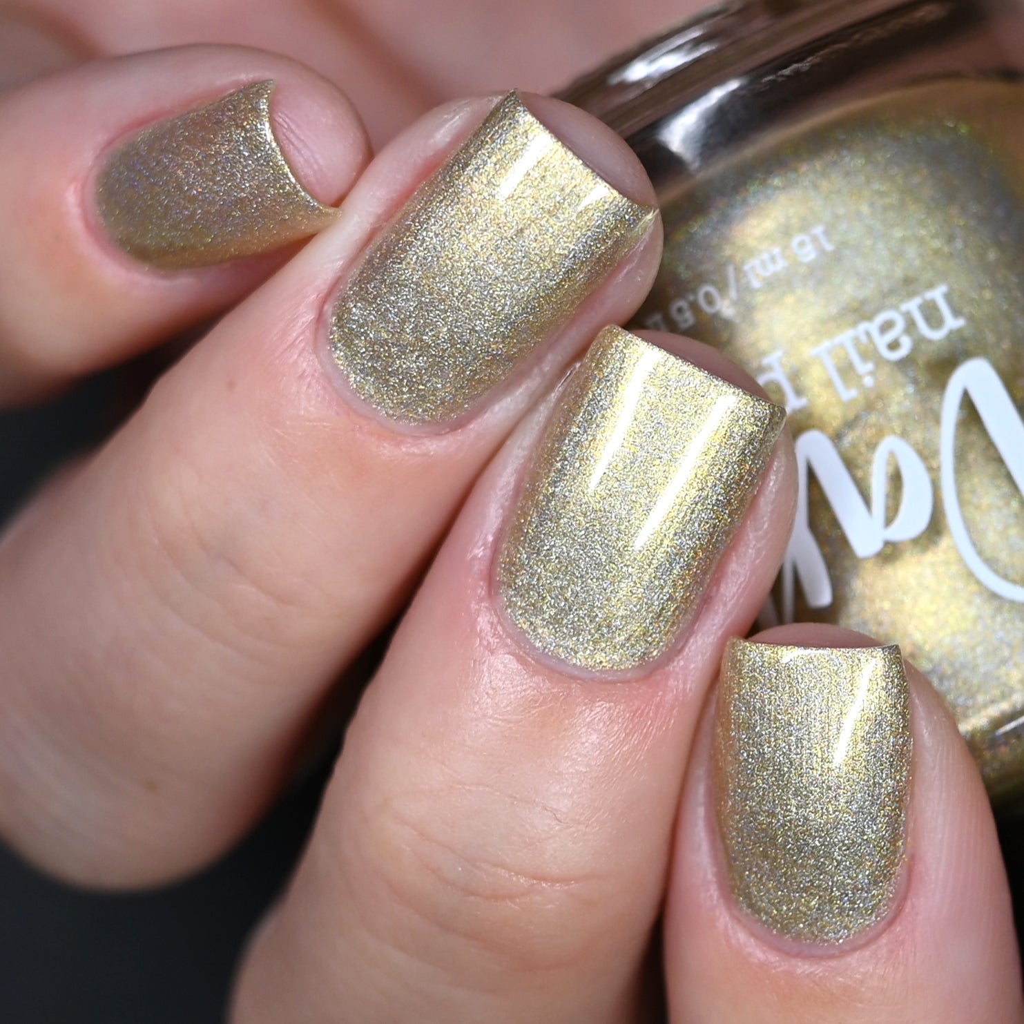 Gold - Jewelry Box Holos - Holographic Nail Polish - Dam