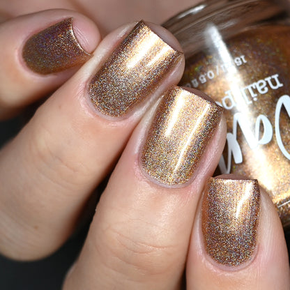 Copper - Jewelry Box Holos - Holographic Nail Polish - Dam