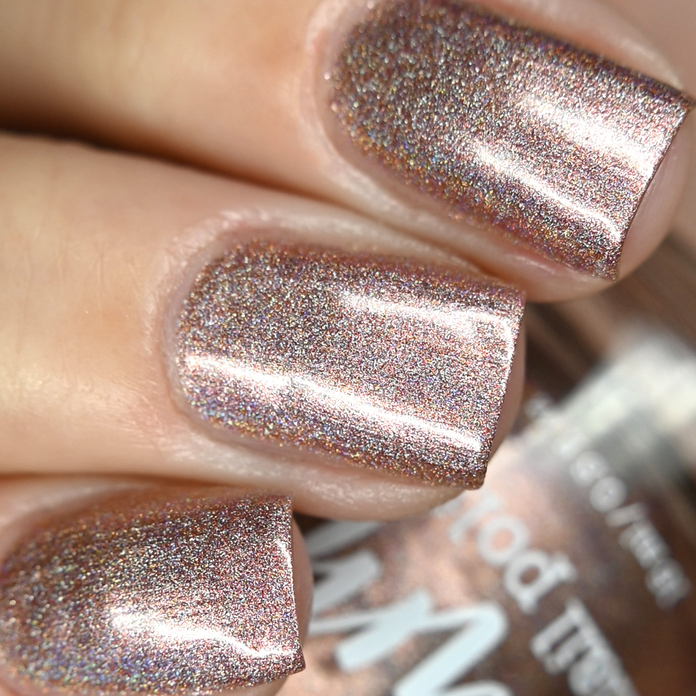 Rose Gold - Jewelry Box Holos - Holographic Nail Polish - Dam