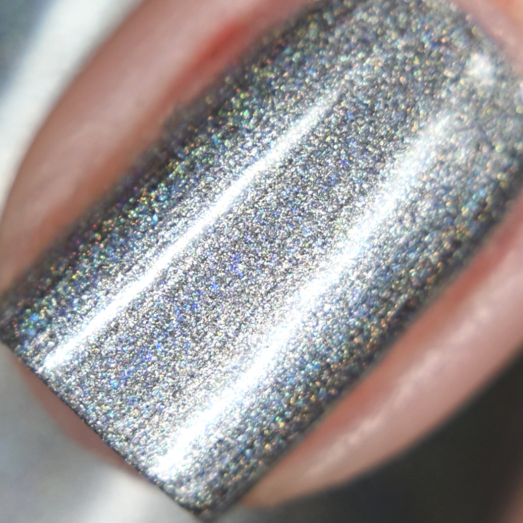 Silver - Jewelry Box Holos - Holographic Nail Polish - Dam