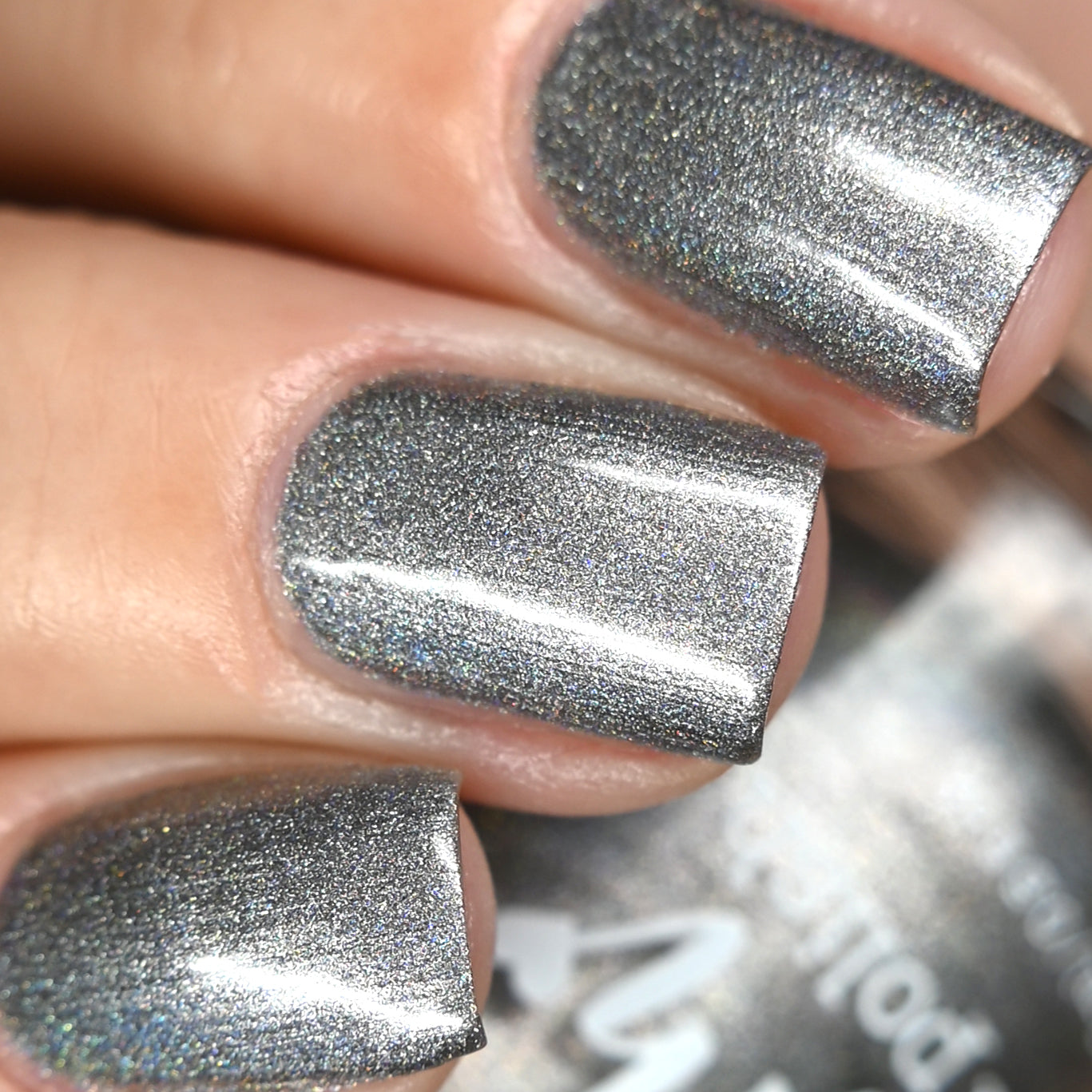 Silver - Jewelry Box Holos - Holographic Nail Polish - Dam