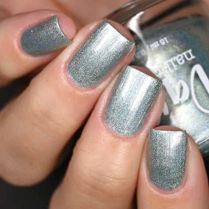Blue Akoya Pearl - Jewelry Box Holos - Holographic Nail Polish - Dam
