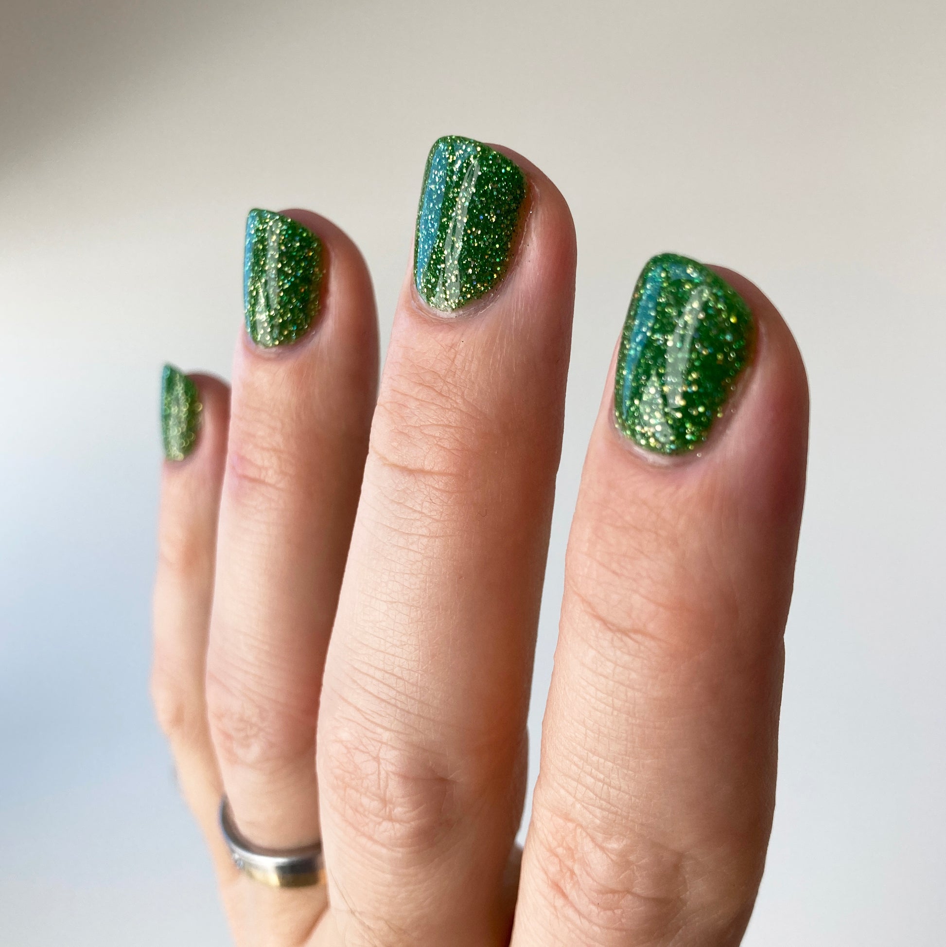 Mint Jelly - Jams & Jellies Collection - Green Reflective Glitter Nail Polish - Dam
