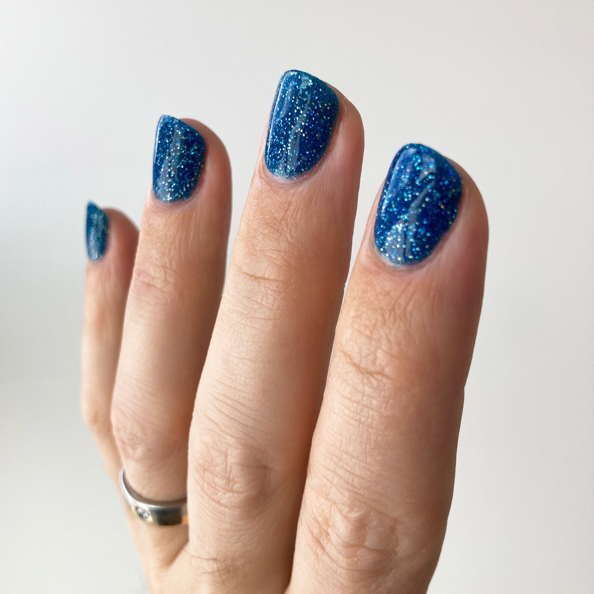 Blueberry Jam - Jams & Jellies Collection - Blue Reflective Glitter Nail Polish - Dam