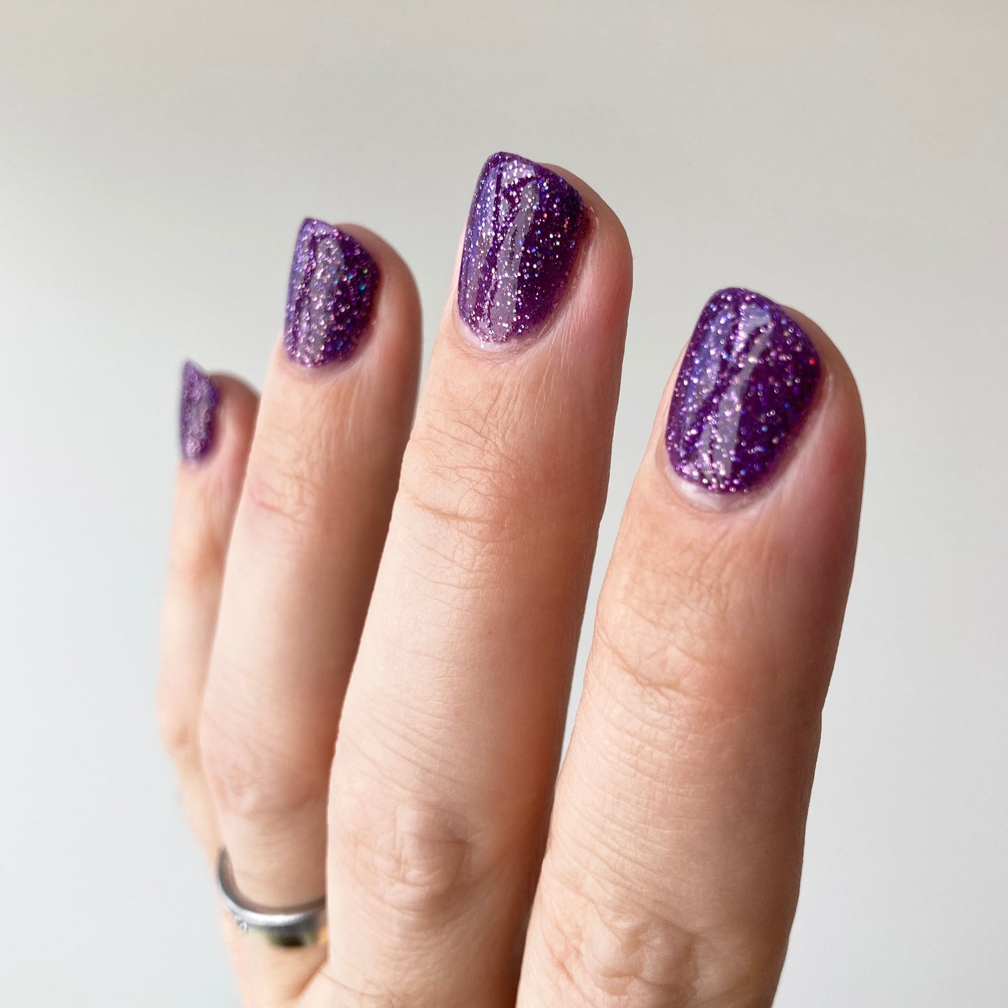 Grape Spread - Jams & Jellies Collection - Purple Reflective Glitter Nail Polish - Dam