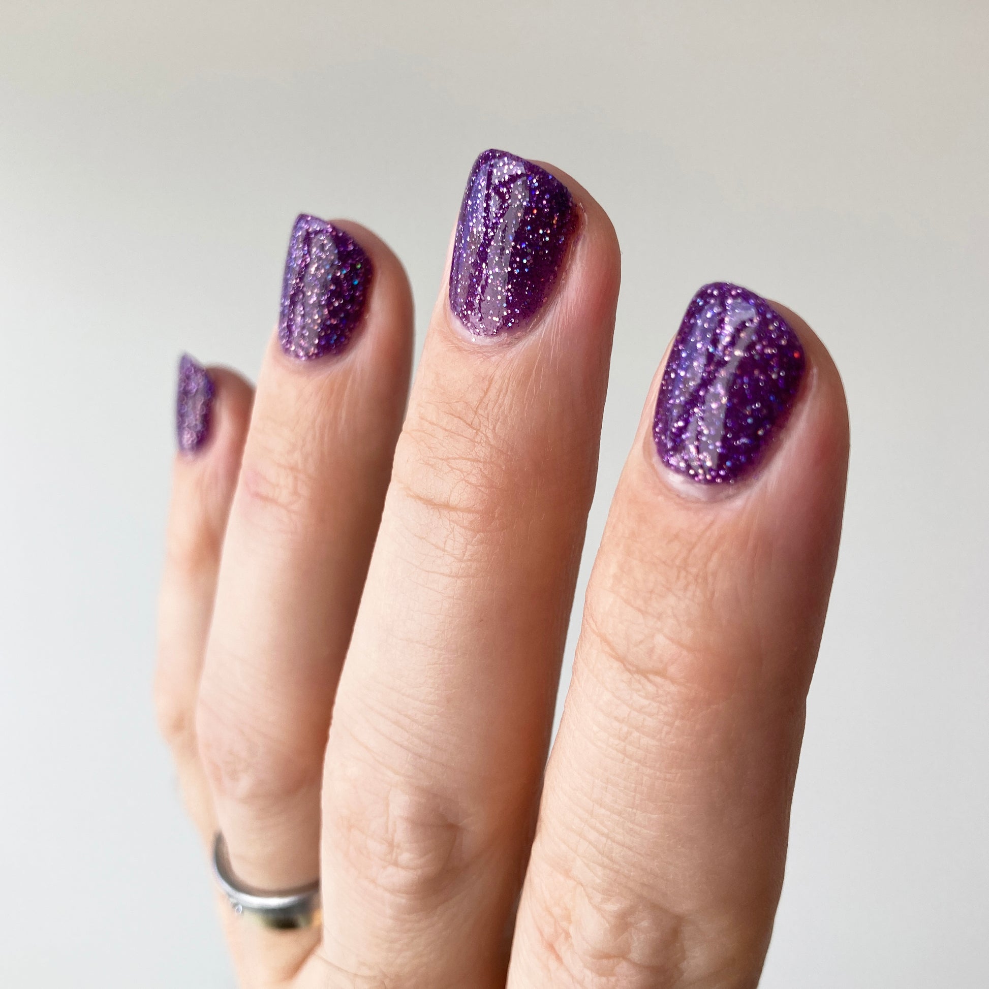 Grape Spread - Jams & Jellies Collection - Purple Reflective Glitter Nail Polish - Dam