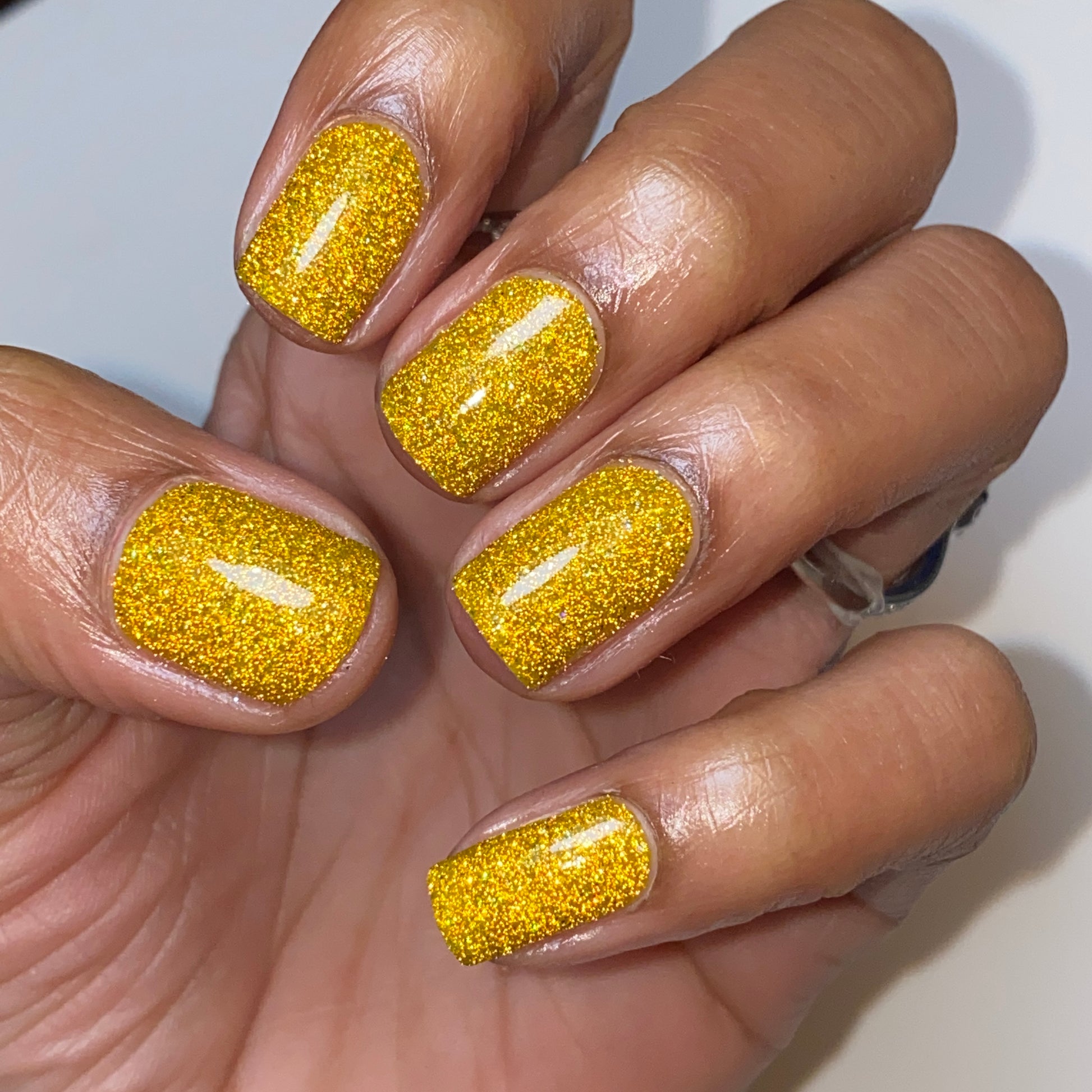 Jams & Jellies Collection - Rainbow Reflective Glitter Nail Polish - Dam