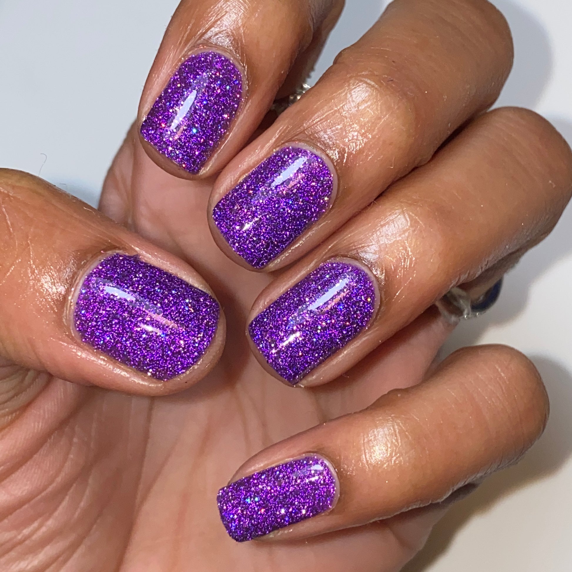 Grape Spread - Jams & Jellies Collection - Purple Reflective Glitter Nail Polish - Dam