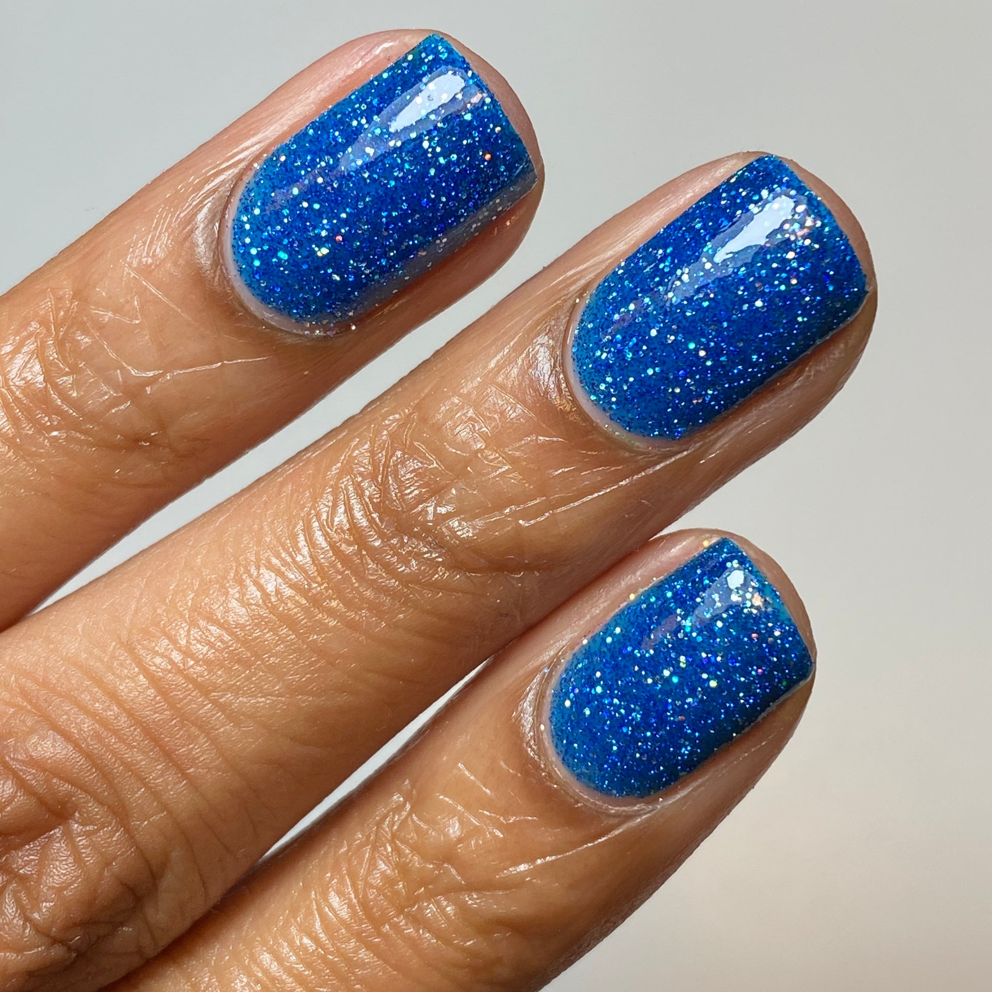 Blueberry Jam - Jams & Jellies Collection - Blue Reflective Glitter Nail Polish - Dam