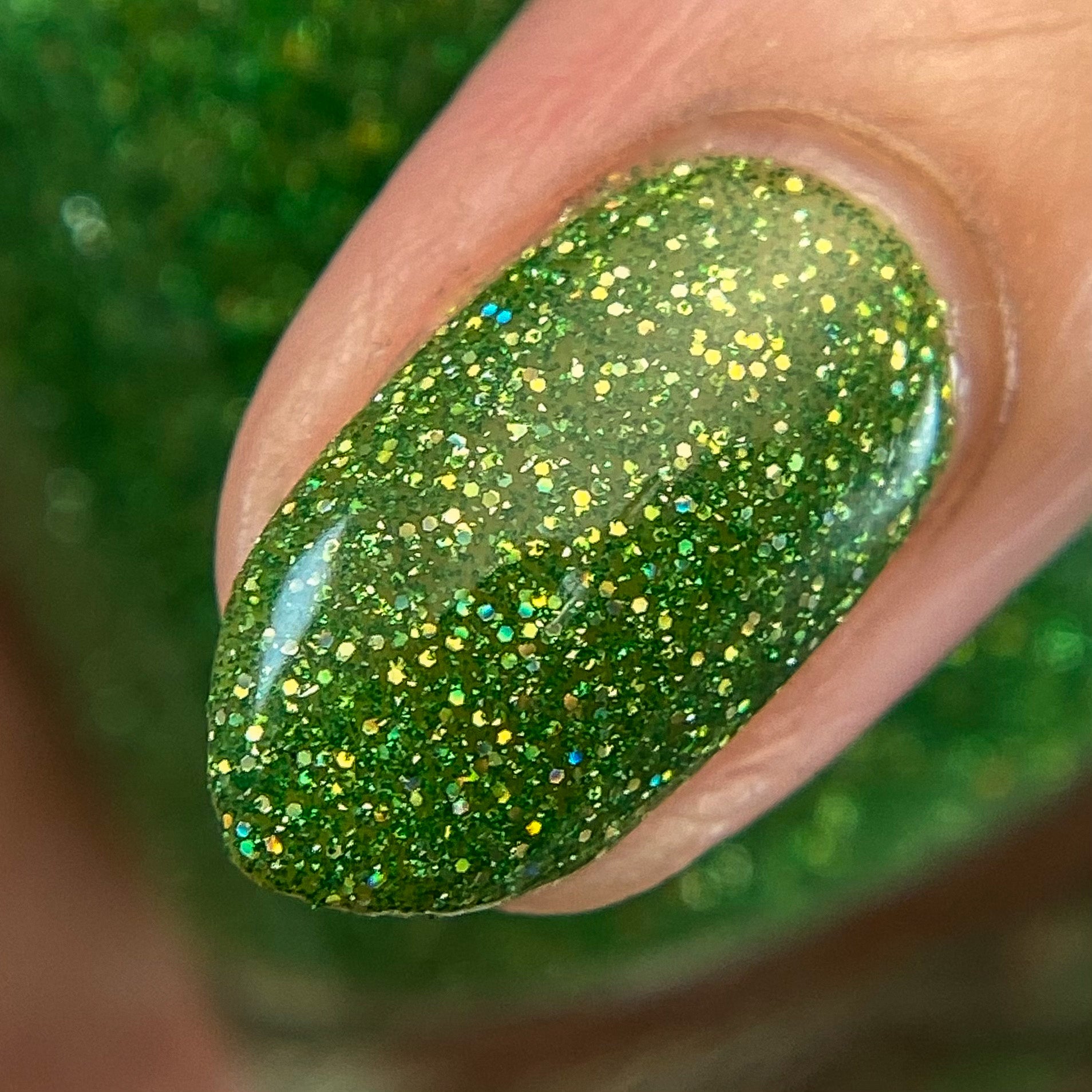 Mint Jelly - Jams & Jellies Collection - Green Reflective Glitter Nail Polish - Dam