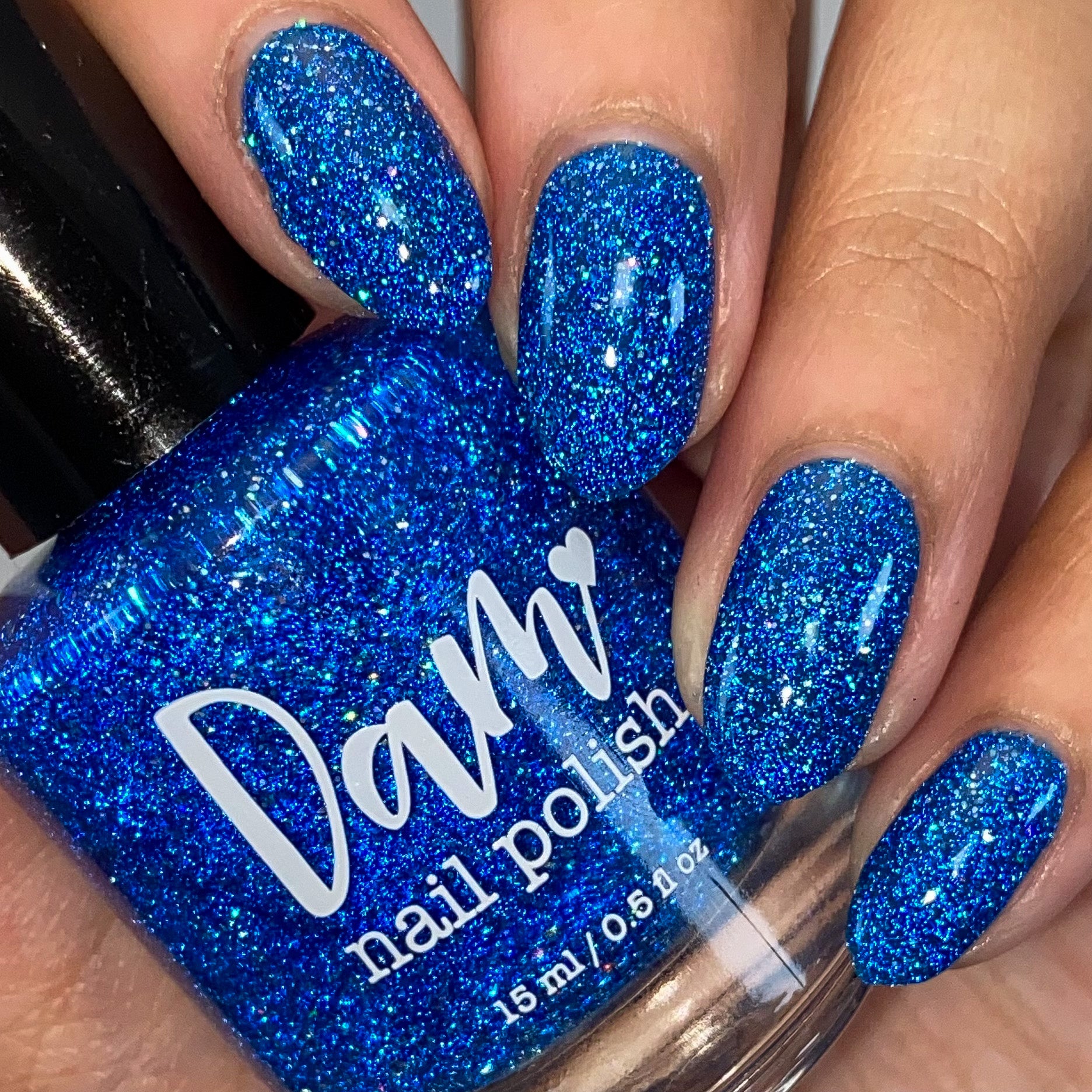 Blueberry Jam - Jams & Jellies Collection - Blue Reflective Glitter Nail Polish - Dam
