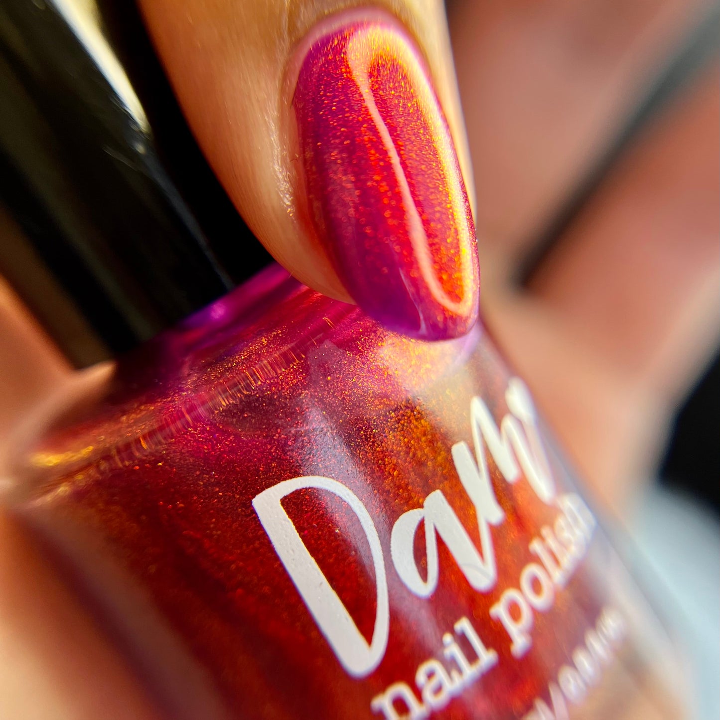 Jingle Berries - Red Shimmer Nail Polish - Polish of the Month - Nov 2022