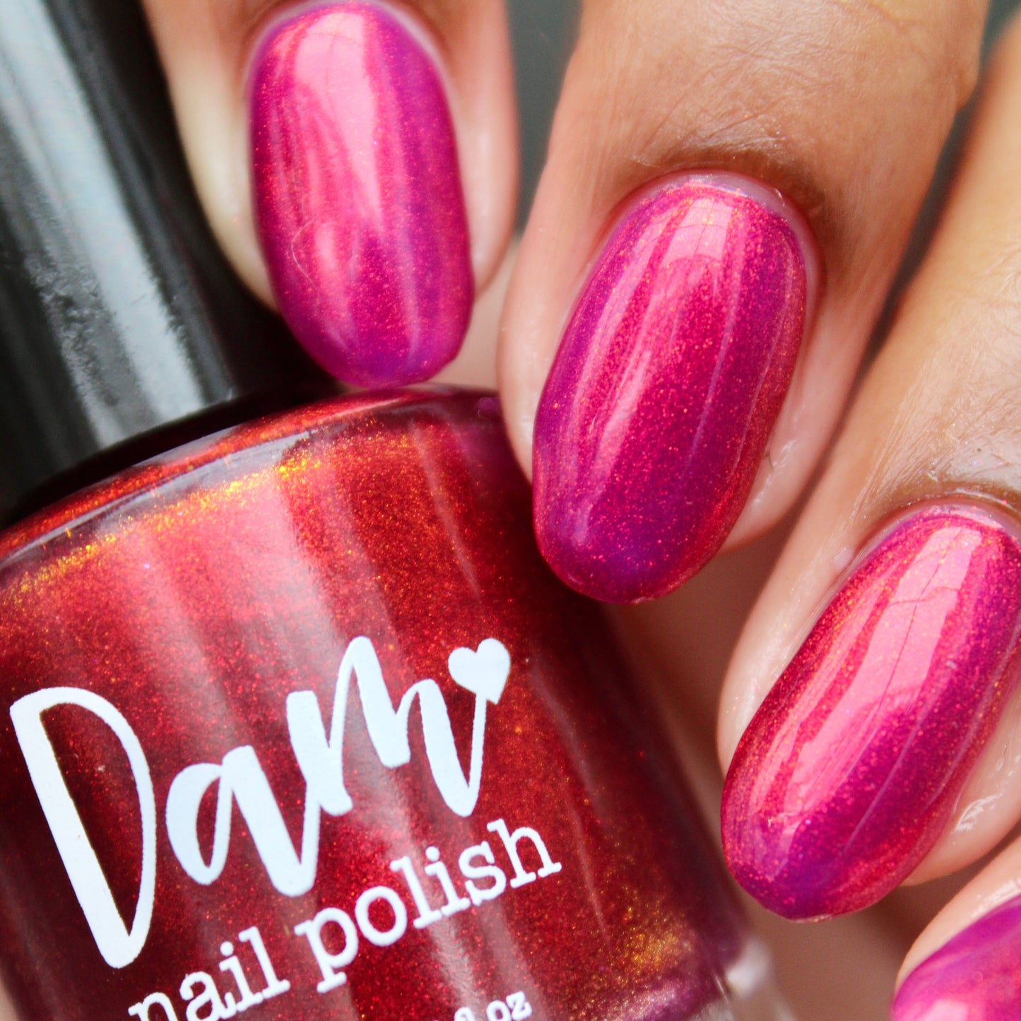 Jingle Berries - Red Shimmer Nail Polish - Polish of the Month - Nov 2022