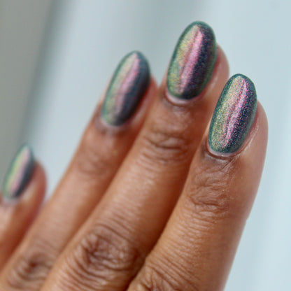 Brit - Blue Shimmer Polish - Survivor Series - Dam Nail Polish