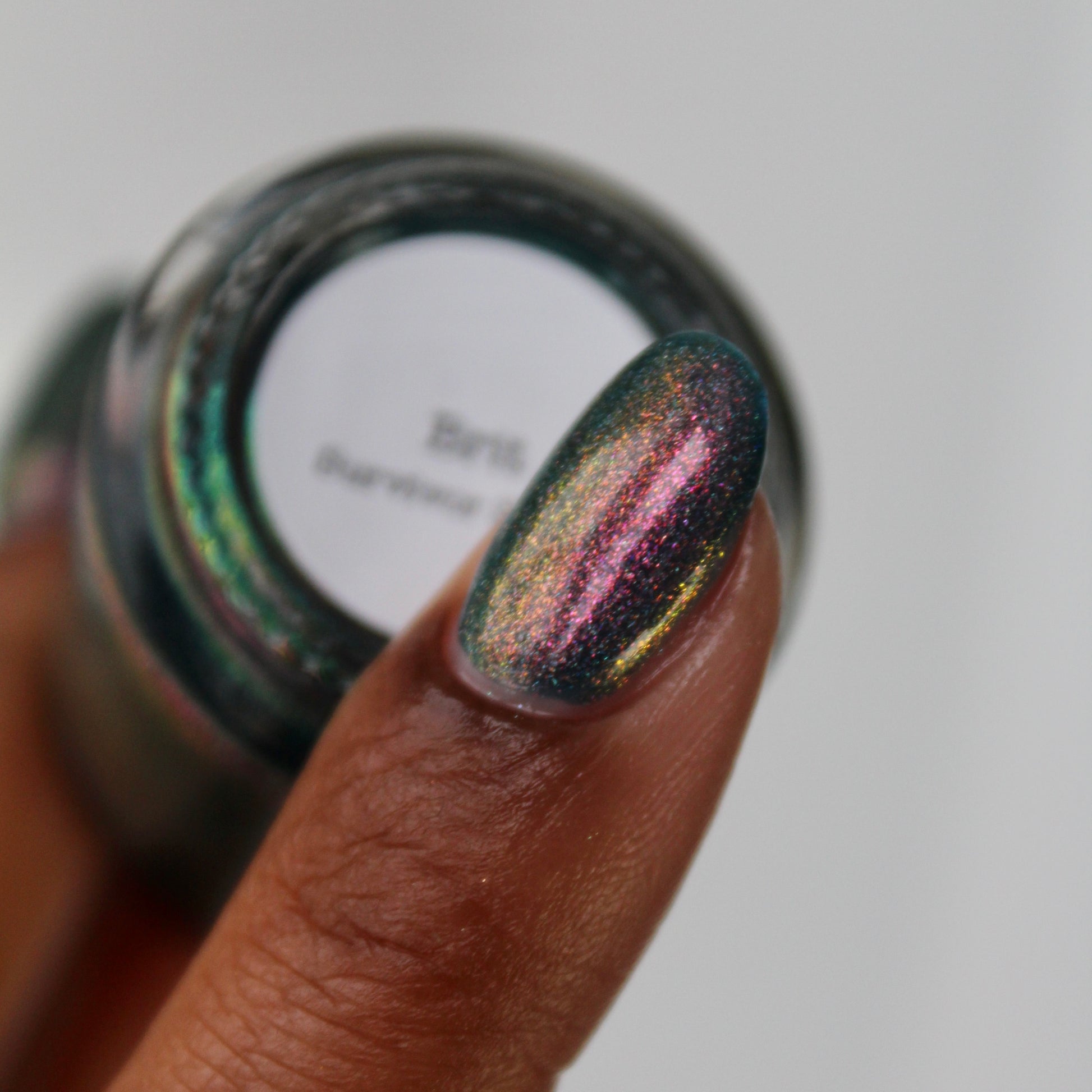 Brit - Blue Shimmer Polish - Survivor Series - Dam Nail Polish