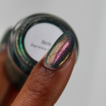 Brit - Blue Shimmer Polish - Survivor Series - Dam Nail Polish