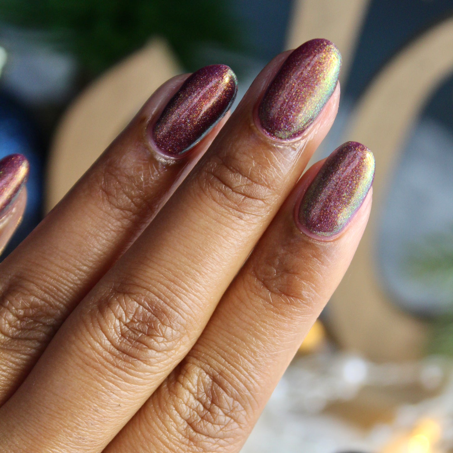 Kelsea - Purple Shimmer Polish - Survivor Series - Dam Nail Polish