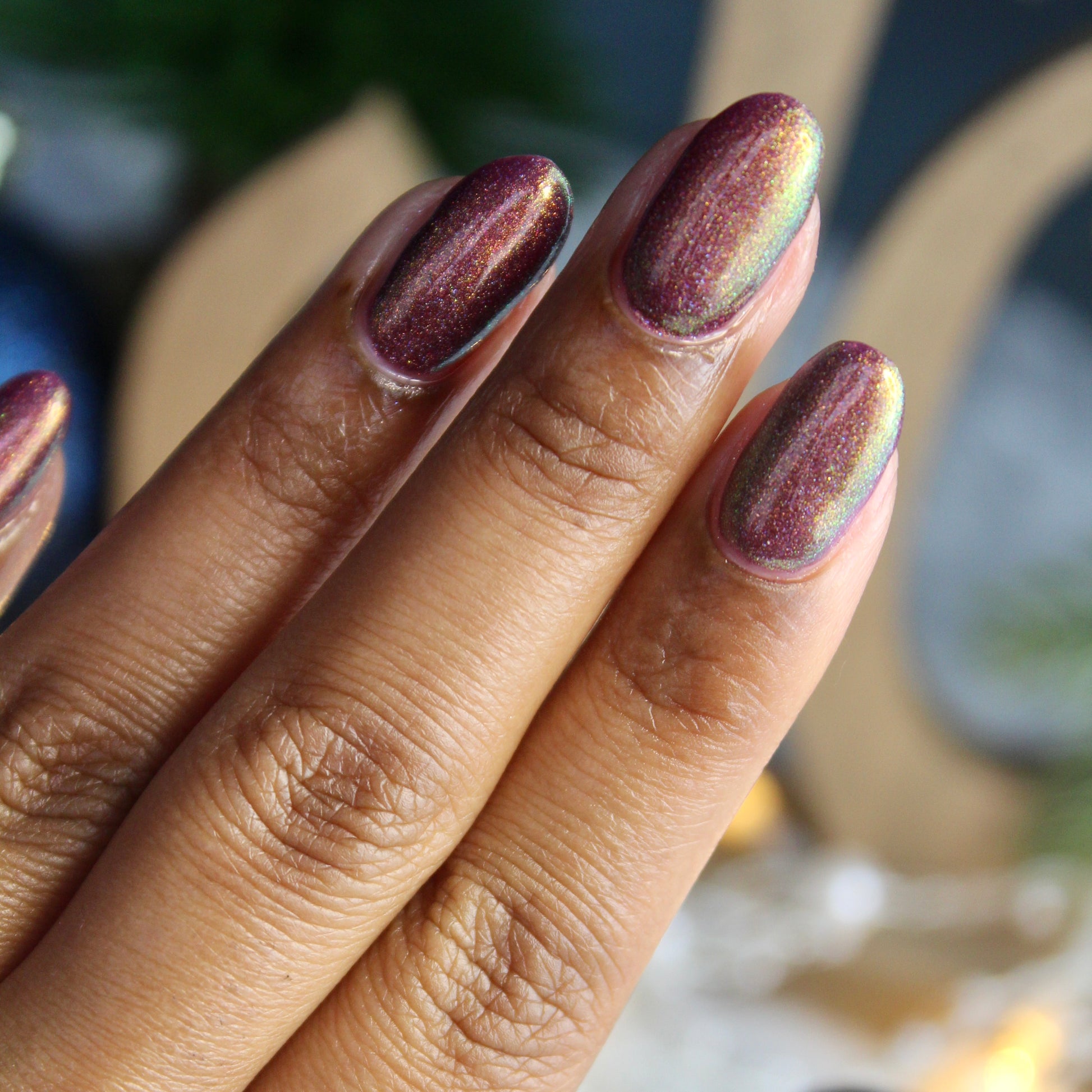 Kelsea - Purple Shimmer Polish - Survivor Series - Dam Nail Polish