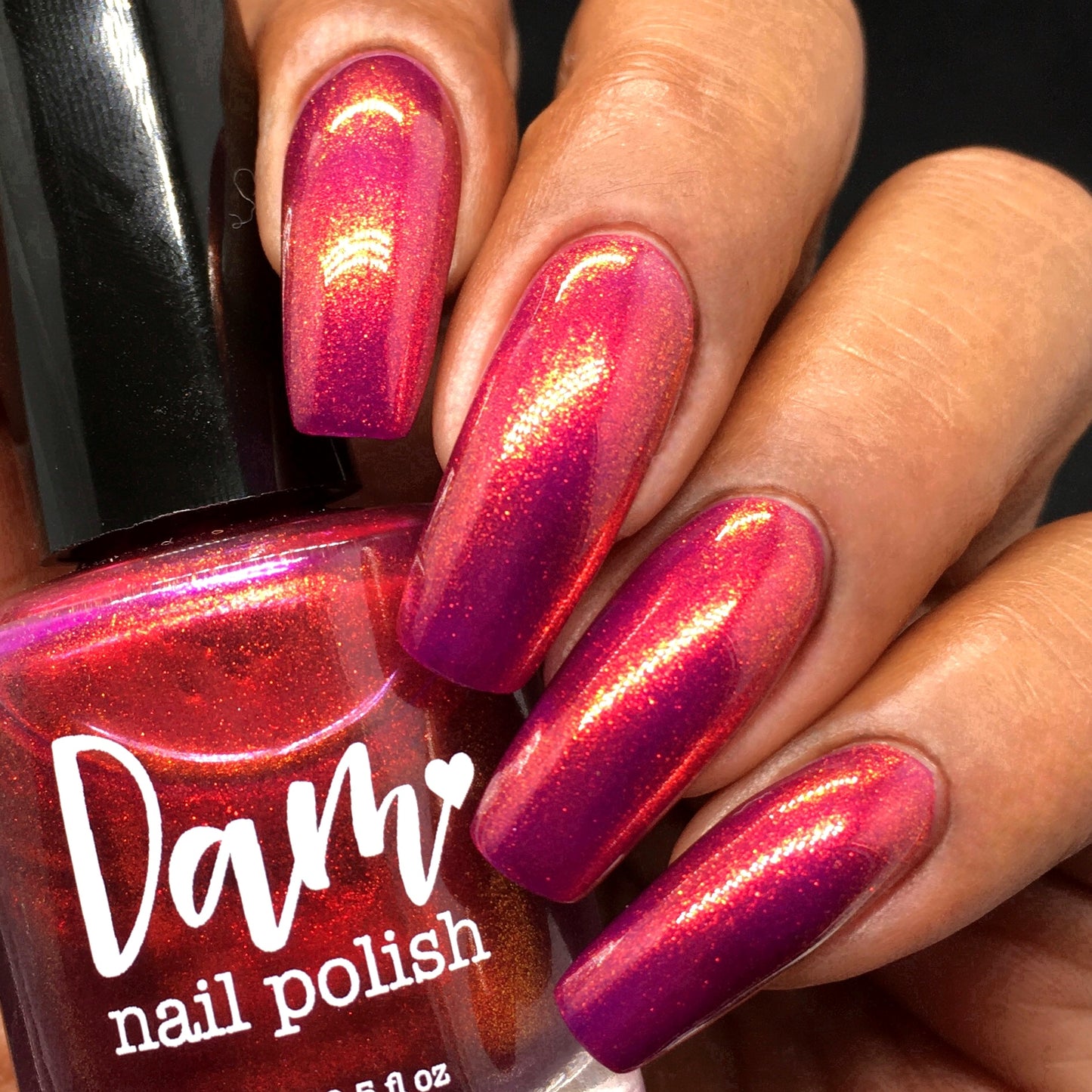 Jingle Berries - Red Shimmer Nail Polish - Polish of the Month - Nov 2022