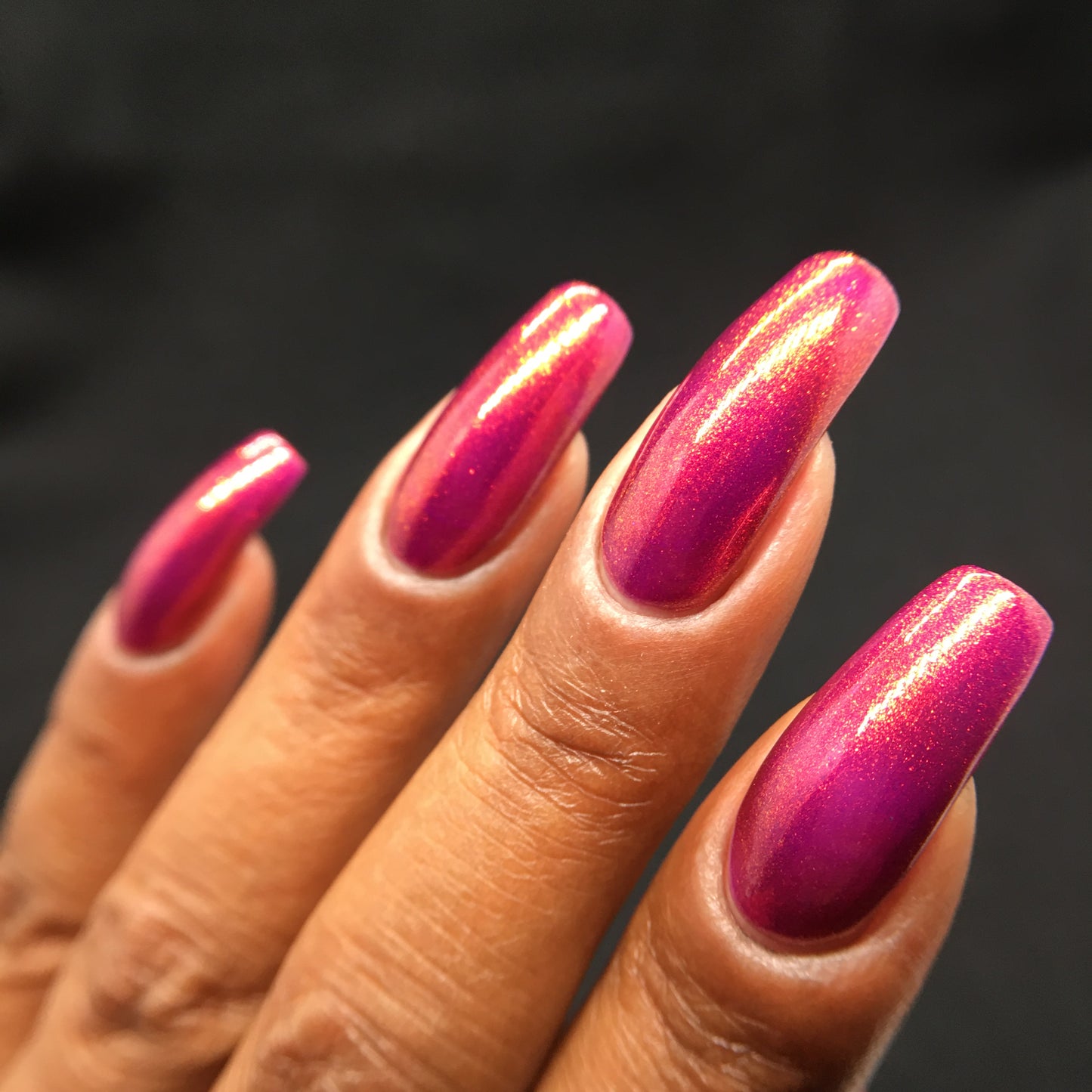 Jingle Berries - Red Shimmer Nail Polish - Polish of the Month - Nov 2022