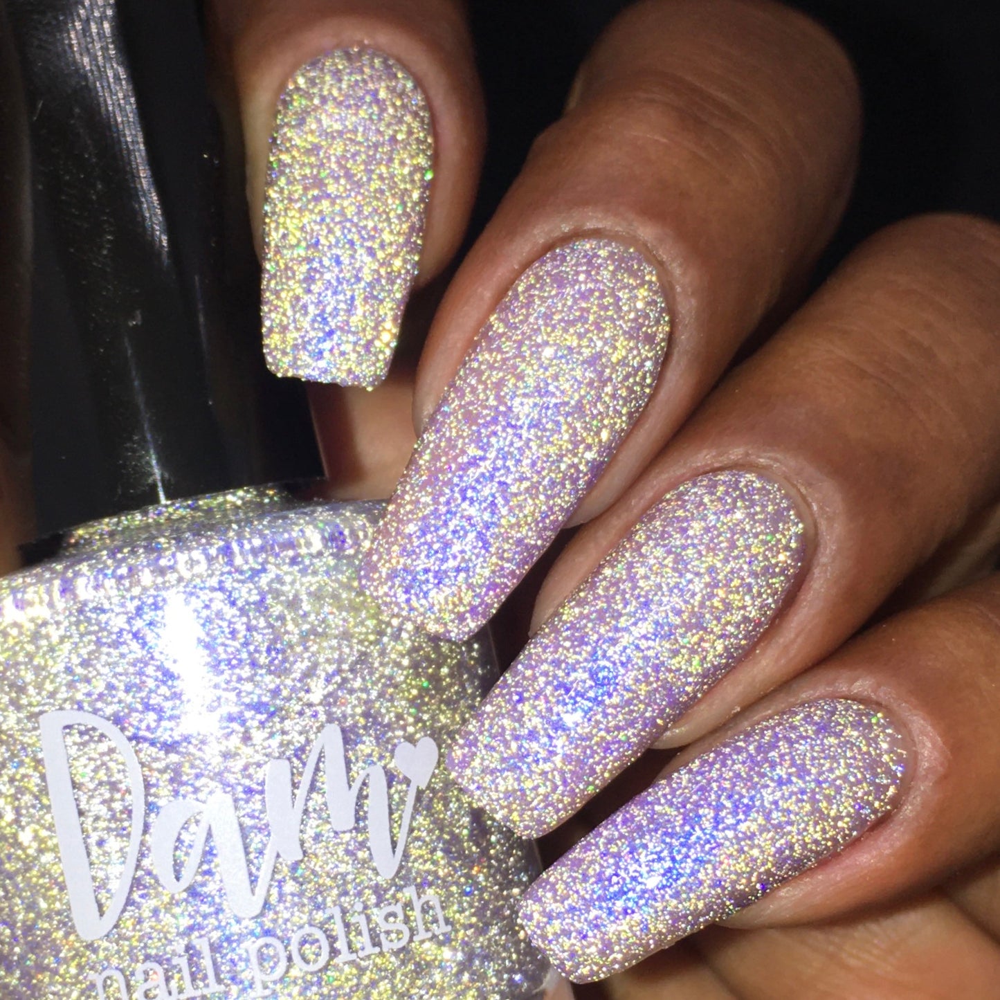 Love Lots - Blurple Purple Shimmer - Silver Reflective Glitter Nail Polish - Life is Short Collection