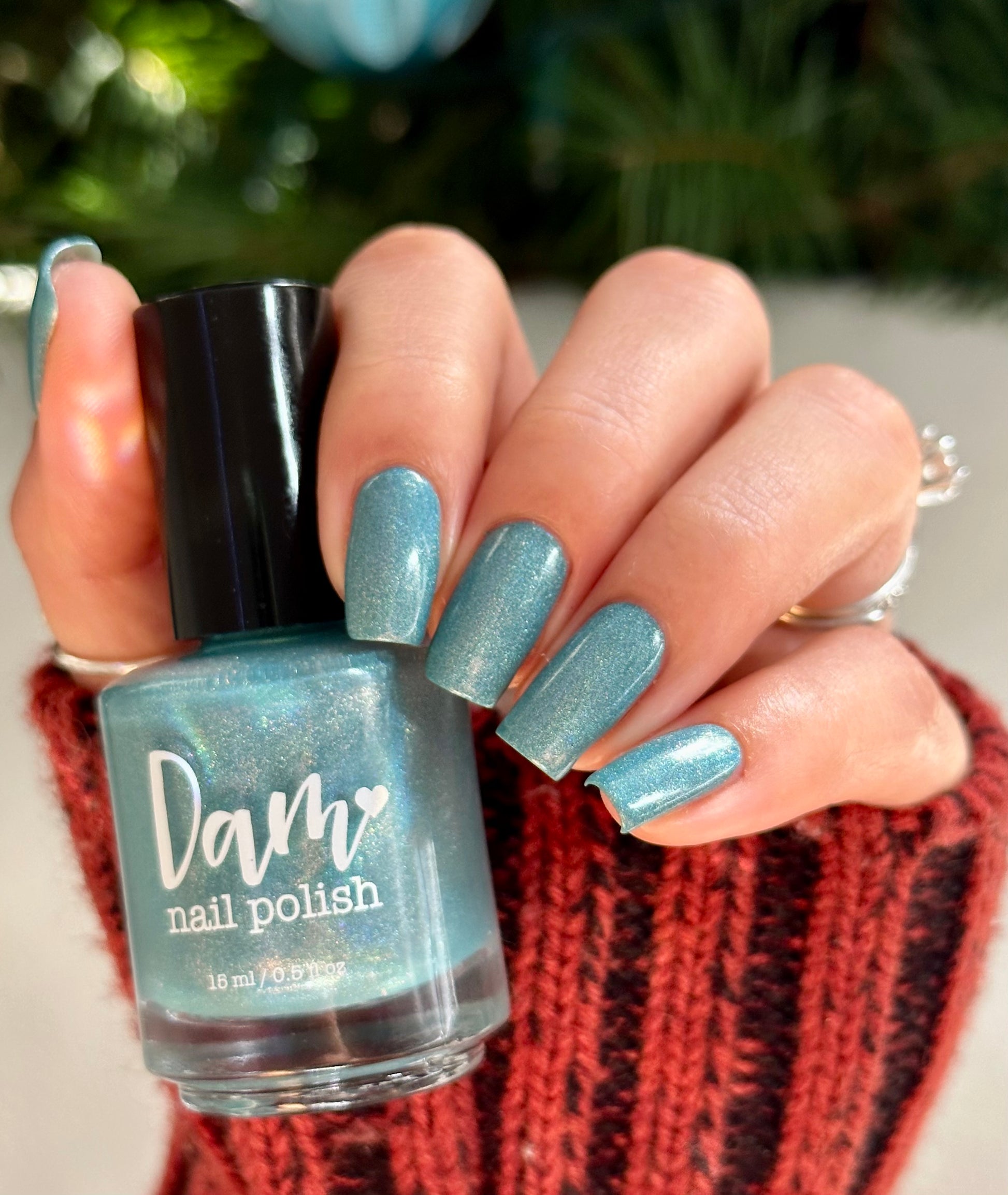 Turquoise - Light Blue Holographic Polish - Gemstone Collection Pt. 4 - Dam