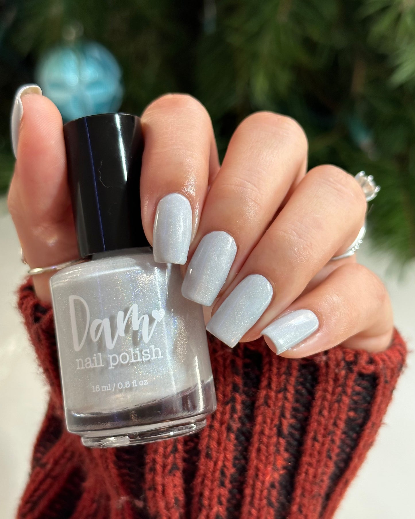 Pearl - Pearl White Holographic Polish - Gemstone Collection Pt. 2 - Dam