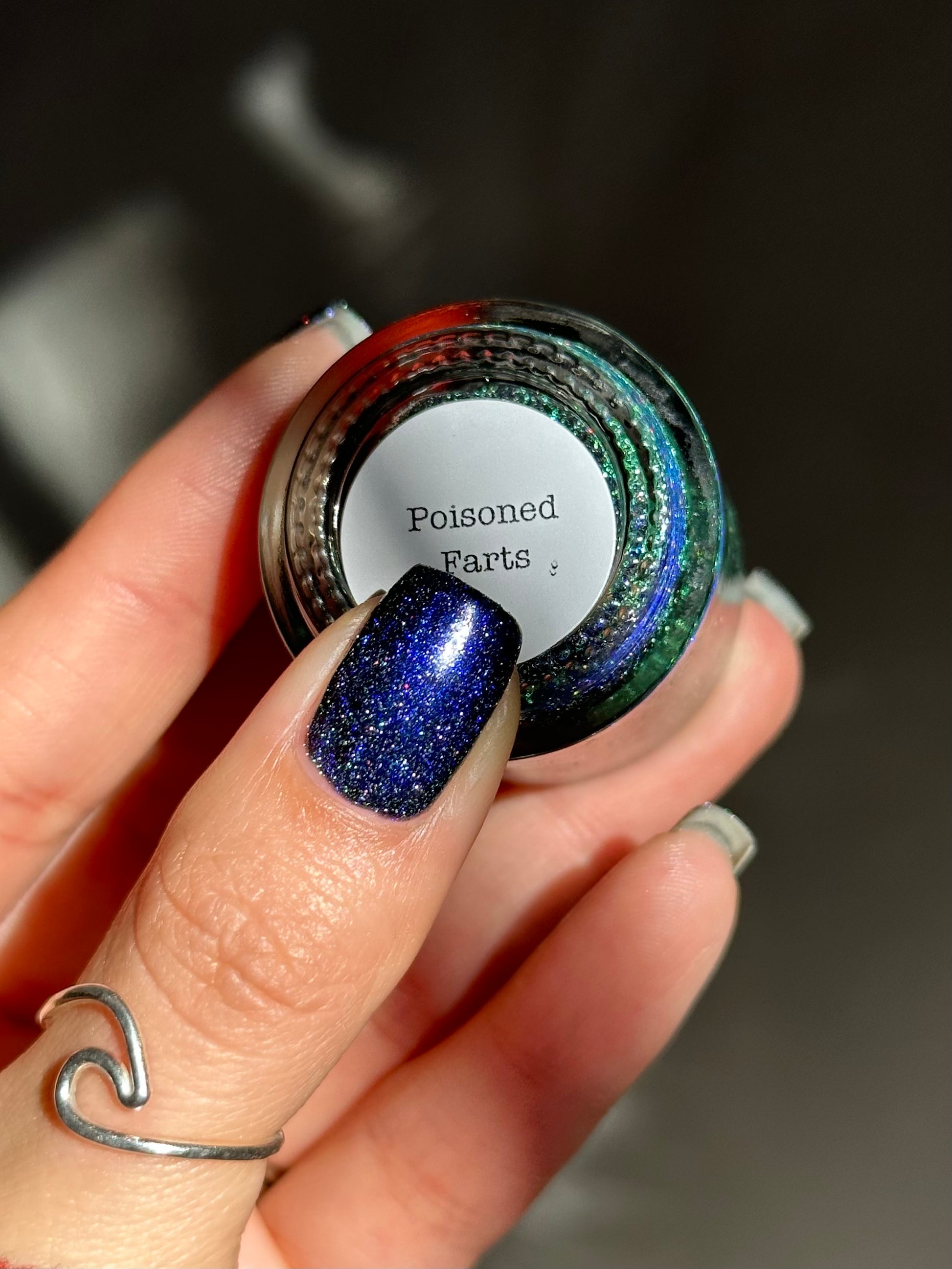 Poisoned Farts - Multichrome Reflective Glitter Nail Polish - Dam