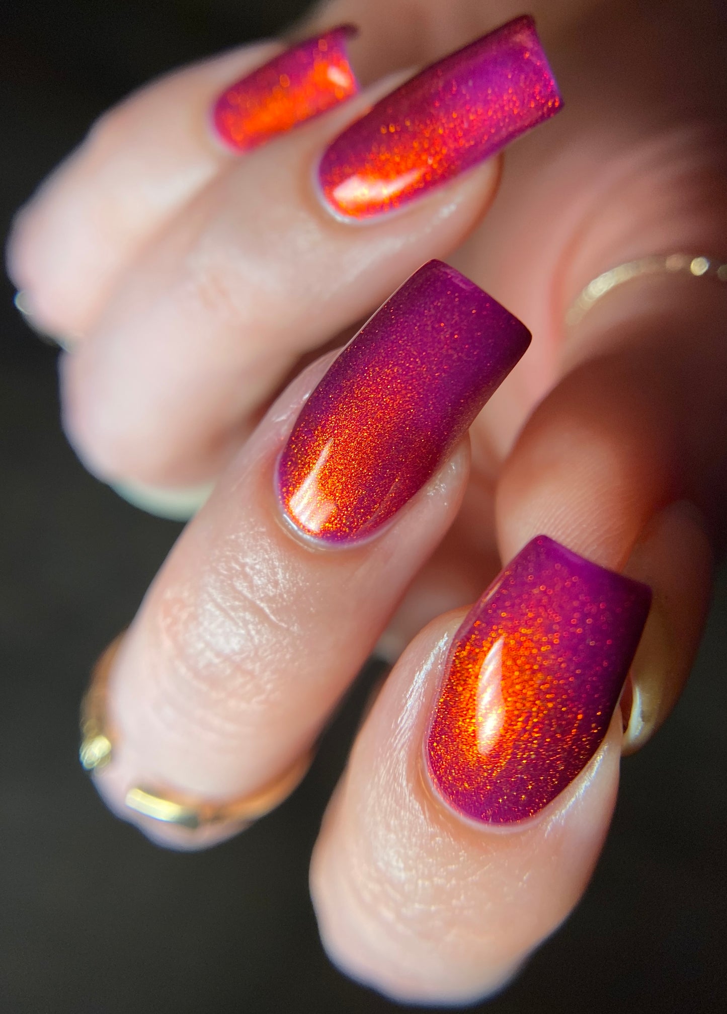 Jingle Berries - Red Shimmer Nail Polish - Polish of the Month - Nov 2022