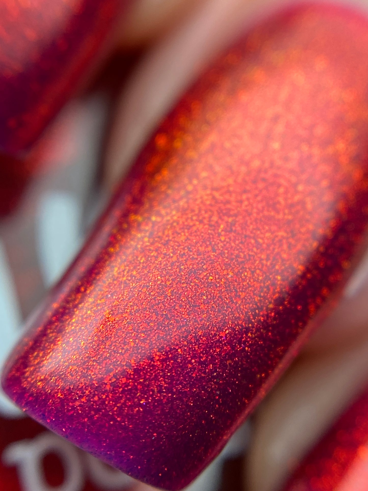 Jingle Berries - Red Shimmer Nail Polish - Polish of the Month - Nov 2022