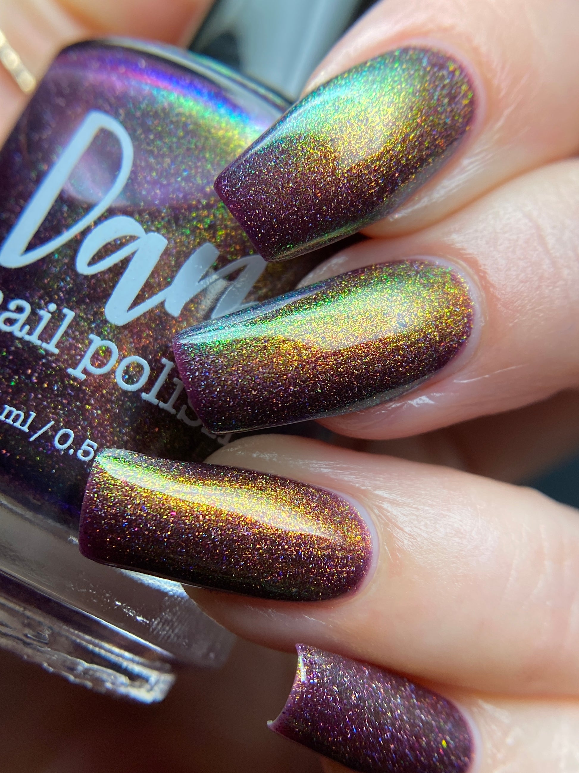 Kelsea - Purple Shimmer Polish - Survivor Series - Dam Nail Polish