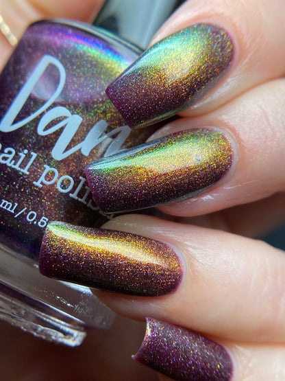 Kelsea - Purple Shimmer Polish - Survivor Series - Dam Nail Polish