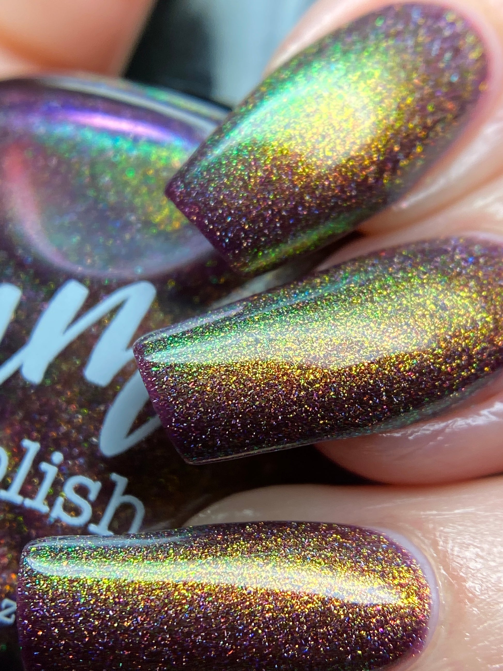 Kelsea - Purple Shimmer Polish - Survivor Series - Dam Nail Polish