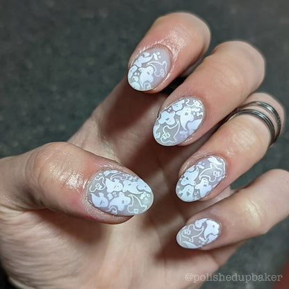Vanishing Violet - Thermal Nail Polish - Clearly Rainbows Collection - Dam
