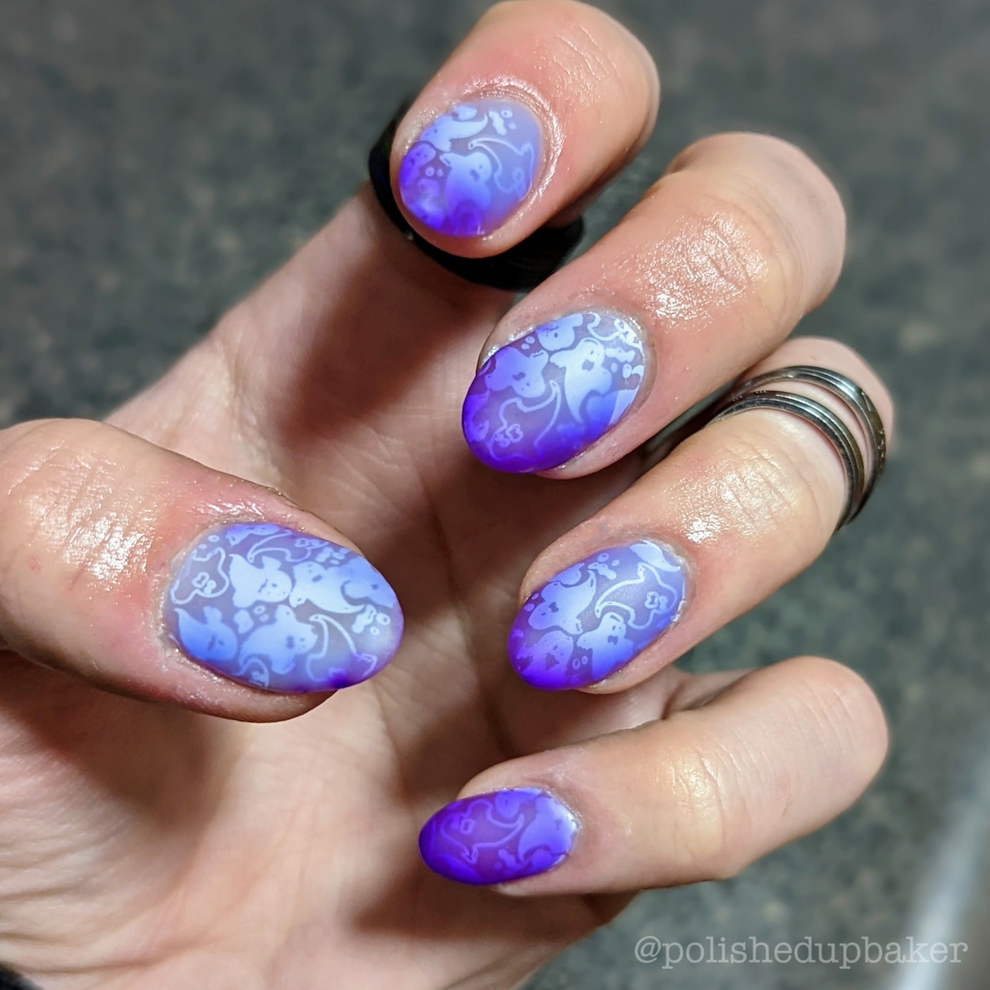 Vanishing Violet - Thermal Nail Polish - Clearly Rainbows Collection - Dam