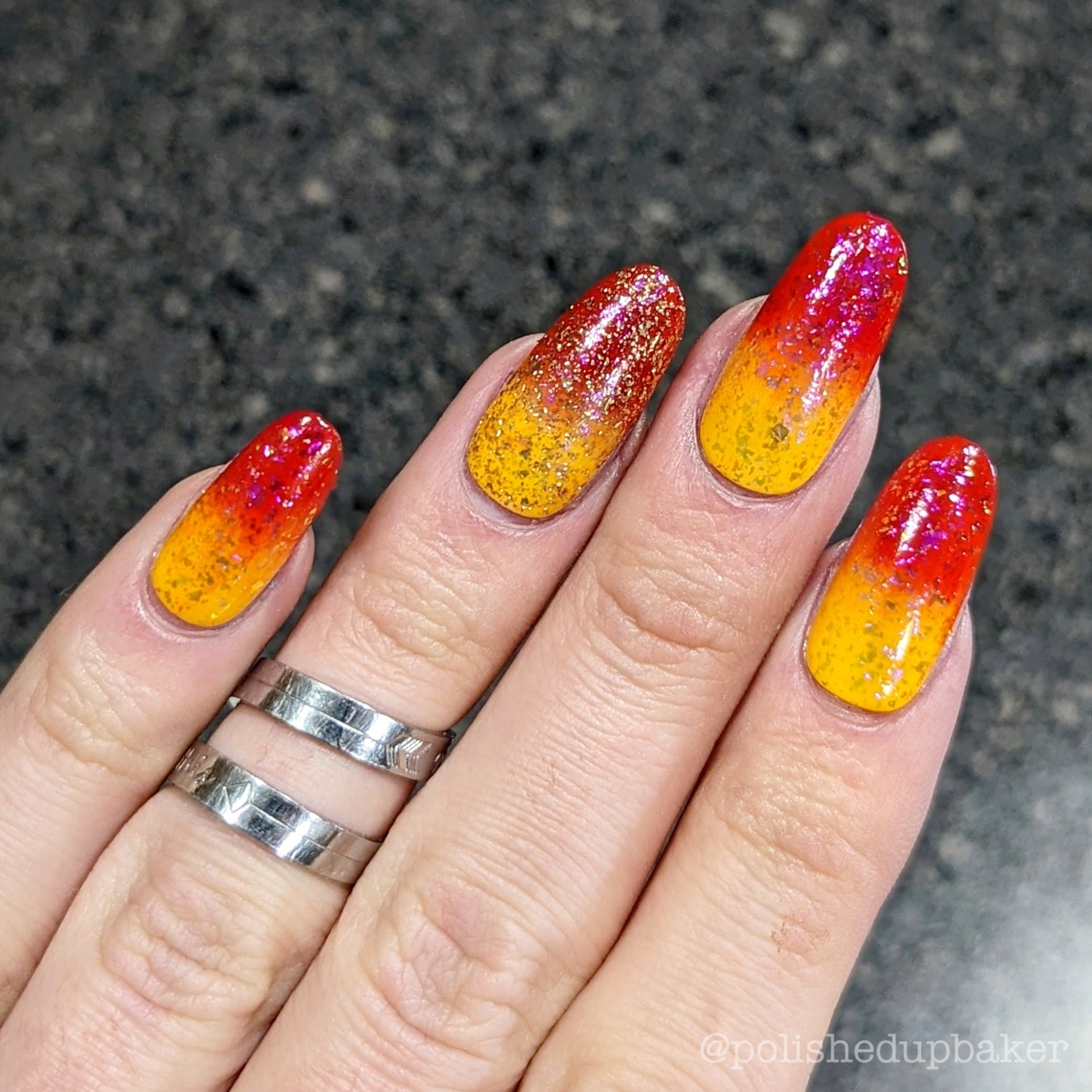 Out of Office Orange - Thermal Nail Polish - Clearly Rainbows Collection - Dam