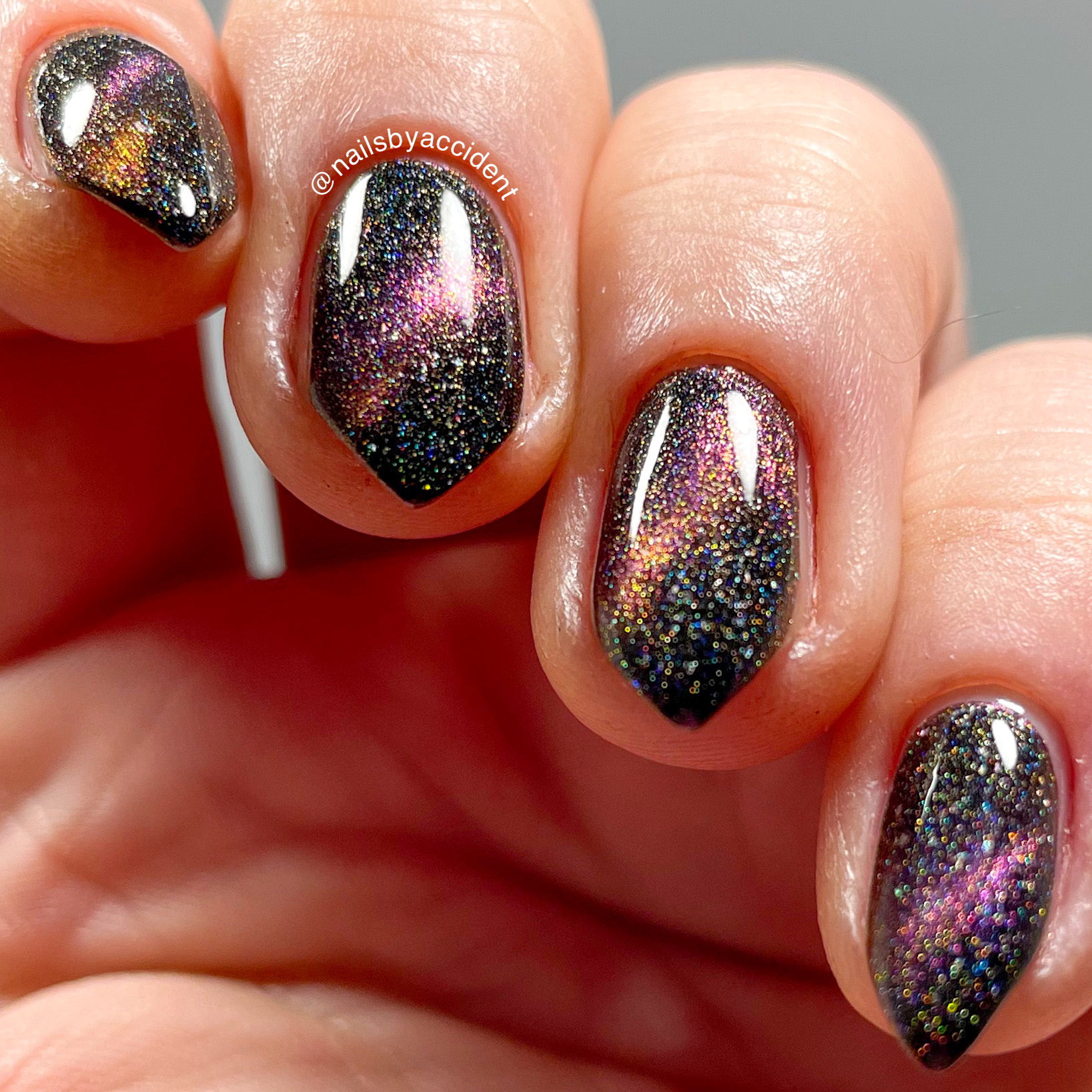 Supernova - Purple/Pink/Bronze Magnetic Holographic Nail Polish - Astronomical 2 Collection - Dam