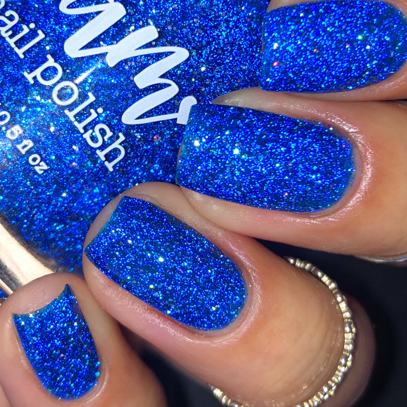 Blueberry Jam - Jams & Jellies Collection - Blue Reflective Glitter Nail Polish - Dam