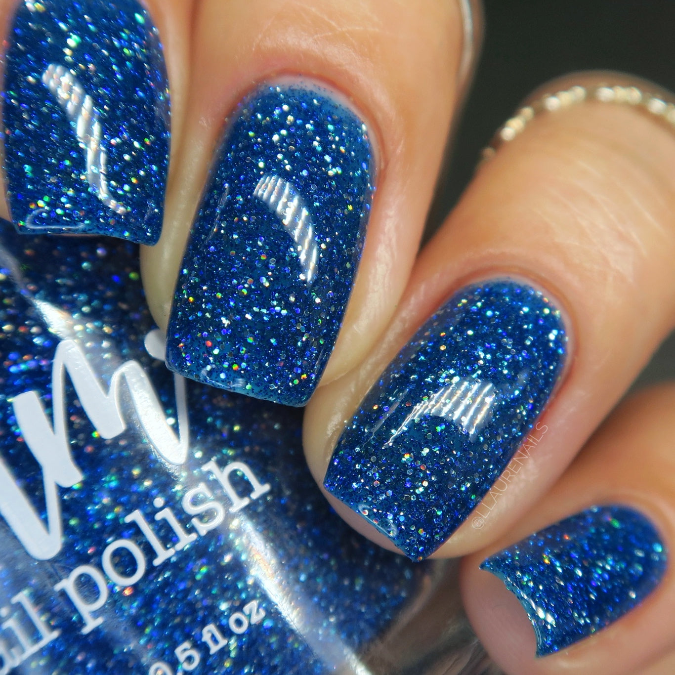 Blueberry Jam - Jams & Jellies Collection - Blue Reflective Glitter Nail Polish - Dam