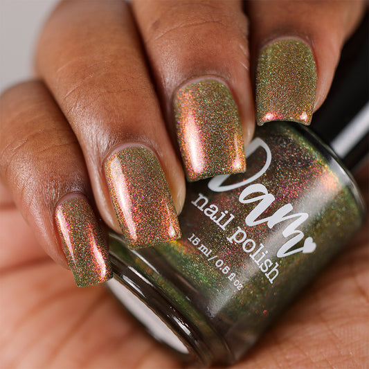 Brianna - Olive Shimmer Polish - Survivor Series - Dam Nail Polish