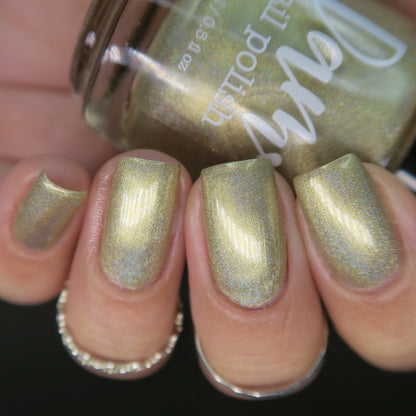 Gold - Jewelry Box Holos - Holographic Nail Polish - Dam
