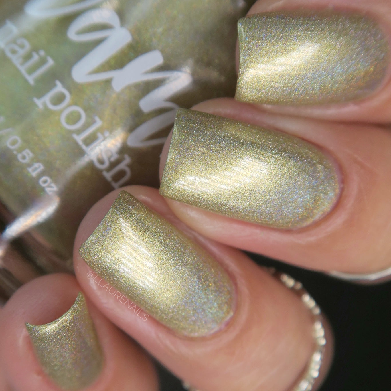 Gold - Jewelry Box Holos - Holographic Nail Polish - Dam