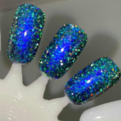 PRE ORDER - Poisoned Farts - Multichrome Reflective Glitter Nail Polish - Dam